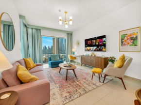 Stunning Burj Khalifa View Dubai Mall Access 2BR, King Bed